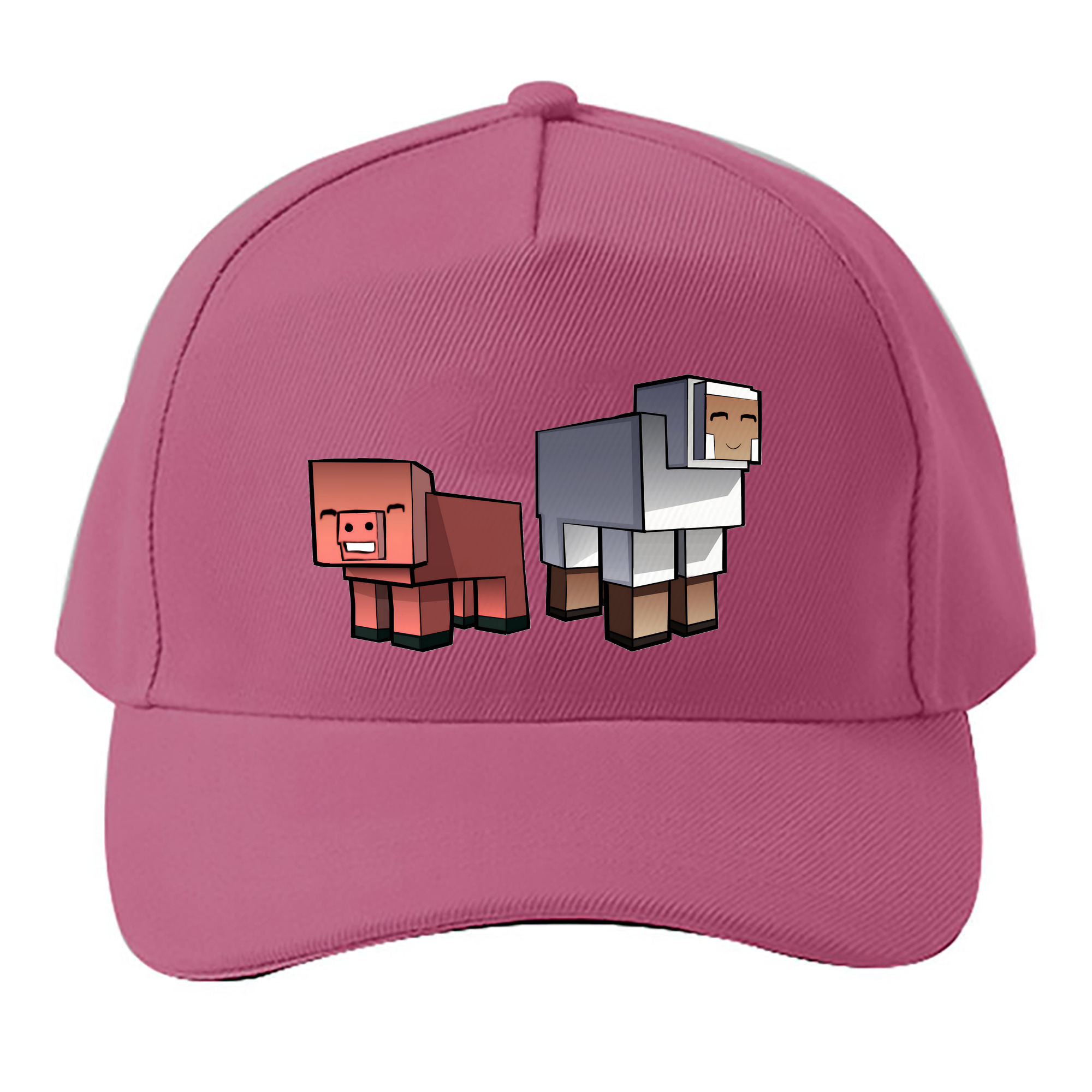 （画像用） マインクラフト ブロックの世界 Minecraft MC Block world ベースボールキャップ 綿100％ 男女兼用 帽子 スポーツ